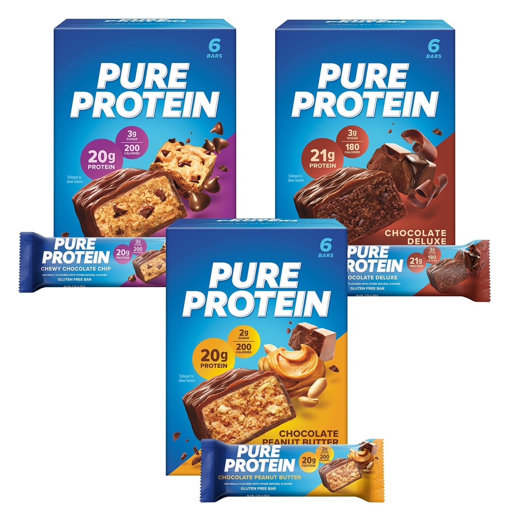 Pure protein Bars Chocolate Diversity Pack (18 ct)