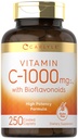 Carlyle Vitamin C 1000 mg with Bioflavonoids | 250 Caplets | Rose HIPS | Vegetarian, Non-GMO, Gluten Free Supplement Supplement Supplement