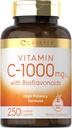 Carlyle Vitamin C 1000 mg with Bioflavonoids | 250 Caplets | Rose HIPS | Vegetarian, Non-GMO, Gluten Free Supplement Supplement Supplement