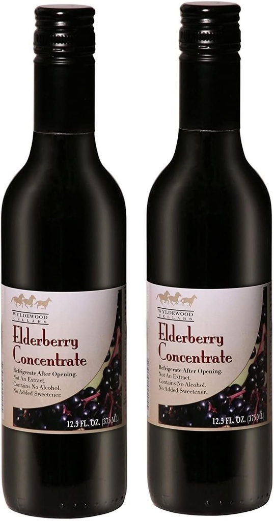 Elderberry Juice 12.5 fl. oz. (Pack of 2)