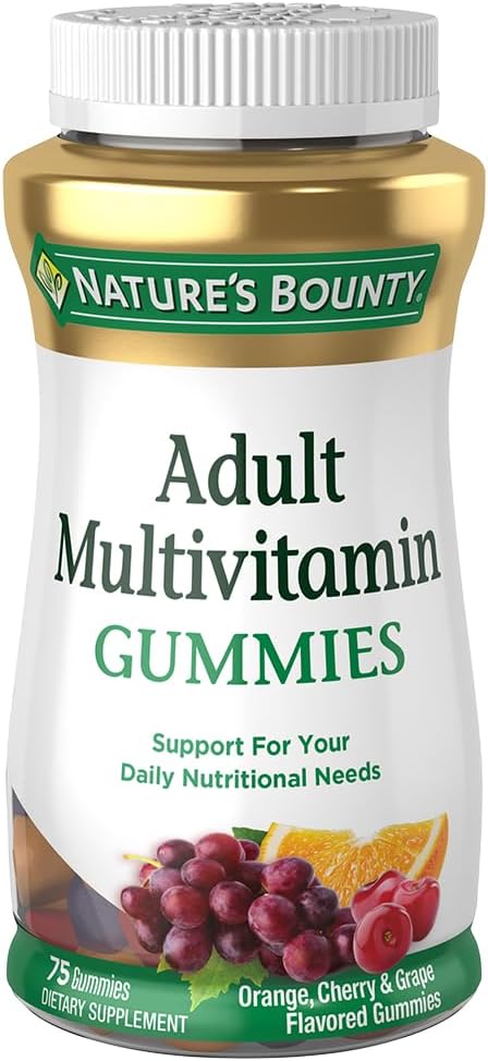 Nature's Bounty Adult Multivitamin Gummies 75 Her Şey