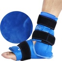 Atsuwell Ankle παγοκύστης Wrap, Reuseable παγοκύστης για Ankle, Μεγάλη Gel κρύο πακέτο πόδι για κρύο συμπίεση, Ευέλικτη Heel Gel πακέτο για άνδρες γυναίκες, χαλάρωση