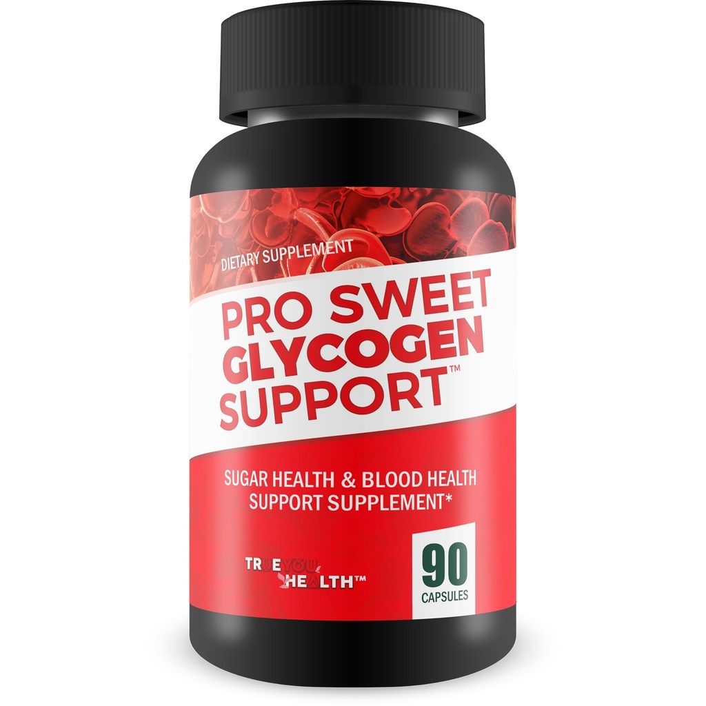 Pro Sweet Glycogen Support - En İyi Tatlı Kan Desteği Tamam - Sugar Health Blood Health & Blood Circulation Support Supplement for Sugar Balance & Circulation Blood Boost Blood Record Support
