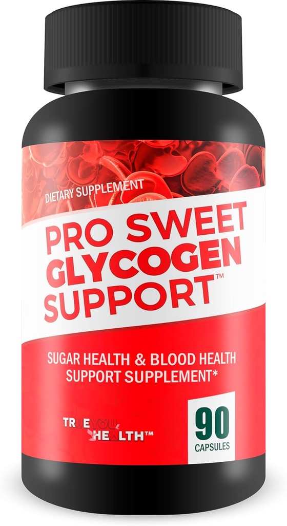 Pro Sweet Glycogen Support - En İyi Tatlı Kan Desteği Tamam - Sugar Health Blood Health & Blood Circulation Support Supplement for Sugar Balance & Circulation Blood Boost Blood Record Support