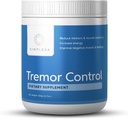 Simplesa Tremor Control, L-αργινίνη Alpha-Ketoglutarate συμπλήρωμα, περιλαμβάνει GABA, Ubiquinol, και Niacin, 360g AAKG συμπλήρωμα σκόνης, υποστηρίζει Tremor Control, και μυϊκή υγεία