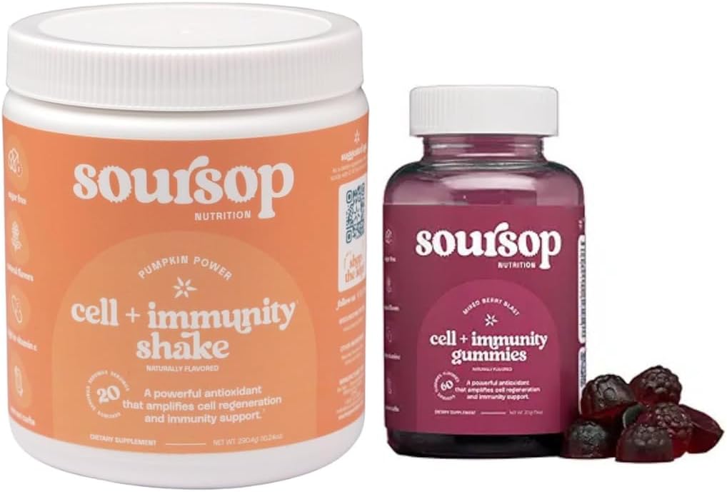 Cell + Immunity Gummies & Shake Bundle | Pumpkin Power