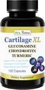 Cartilage XL Plus Glucosamine, Chondroitin & Turmeric. Ortak Destek Supplement. Antioksit Özellikleri. 100 Capsules