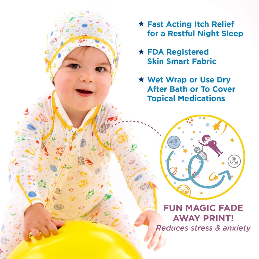Eczema Cradle Cap Rash + Itch Relief for Moderate to Severe Scalp Eczema & Seborrheic Dermatitis Sleep Treatment - Baby & Toddler