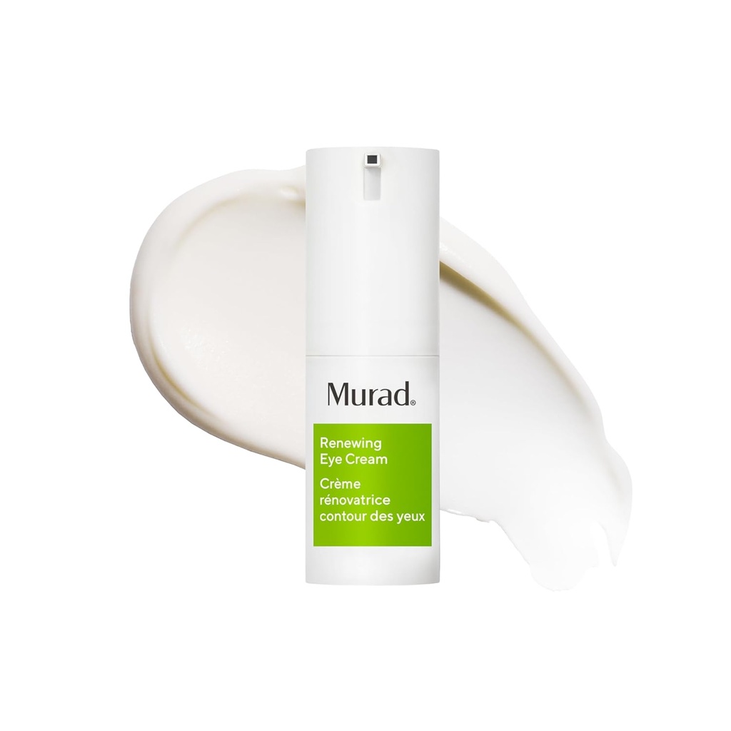 Murad Renewing Eye Cream – Nourishing Retinol & Peptide Formula, Mango Butter & Eye Brighting Kompleksi, Dark Circle Resurgence – 0,5 Fl Oz Oz