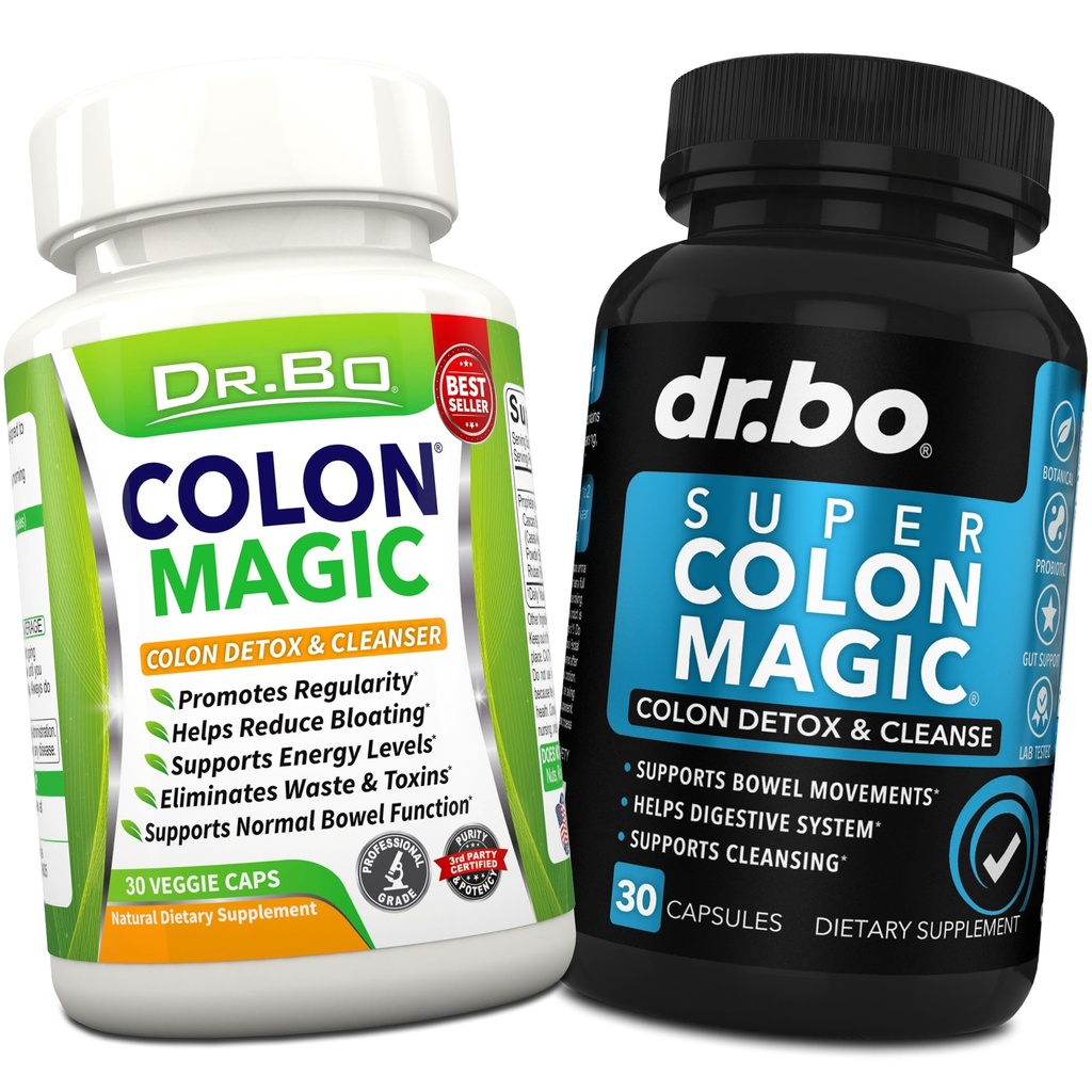 Colon Cleanser Detox Supplement Capsules - 15 Day Colon Cleanse Pills & Probiotic Daily Herbal Cleansing - Natural Bowel Movement Supplements for Intestinal Stomach Bloating Digestive Gut Support