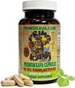 Kava Capsules | Real Kava Kava Kava Kava Kava Çekiliyor | 50 mg of Kavalactones | Adaptojenik deneyim | 30 Count