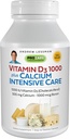 ANDREW LESSMAN Βιταμίνη D3 1000 Plus Calcium Intensive Care 60 Κάψουλες - Απαραίτητη για την απορρόφηση ασβεστίου, υποστηρίζει την υγεία των οστών, υγιή μυϊκή λειτουργία. Ευγενικό, εύκολο να απορριφθεί. Χωρίς πρόσθετα