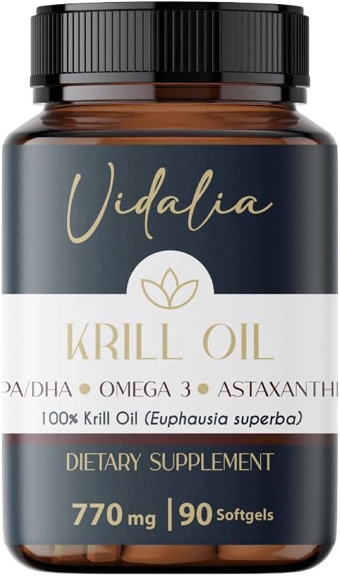 Vidalia Παρέχει μια ισχυρή πηγή Omega-3 που προέρχεται από την Ανταρκτική Krill Oil, υψηλή περιεκτικότητα των PHOSPHOLIPIDS, Choleine και ASTAXANTHIN, προσφέροντας ανώτερη βιοδιαθεσιμότητα. Free Heavy Metals (στα Αγγλικά).