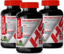Body Detox ve Cleanse Kilo Kaybı - Full Body Detox ve Cleanse Kompleksi 920 MG - Burdock Root Bulk Supplements - 3 Şişeler 300 Capsules