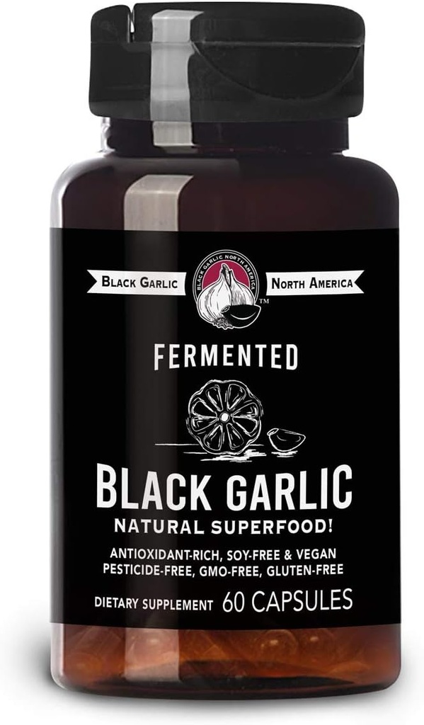 Black Capsule Capsules – Natural SFOOD 60 Capsules / 30 Hizmetler (1.000 mg/Serving)