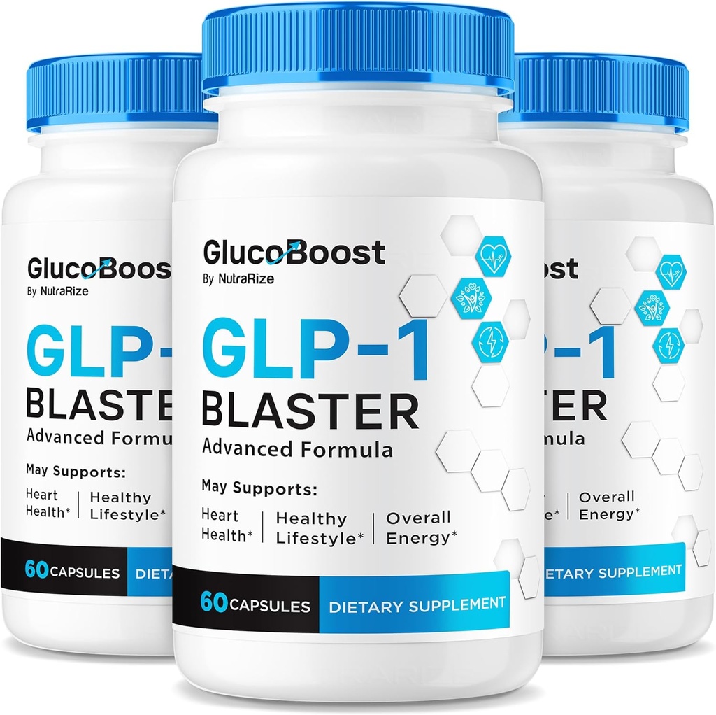 (3 Pack) GlucoBoost κάψουλες, επίσημη GlucoBoost GLP-1 Booster, όλα τα φυσικά Formula για να διατηρήσει σταθερή υγιή επίπεδα, Premium Βιταμίνες υποστήριξης αίματος, Gluco Boost αναθεώρηση (180 κάψουλες)