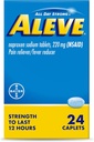 Aleve Ağrısı Naproxen sodyum Caplets - 24 Kont
