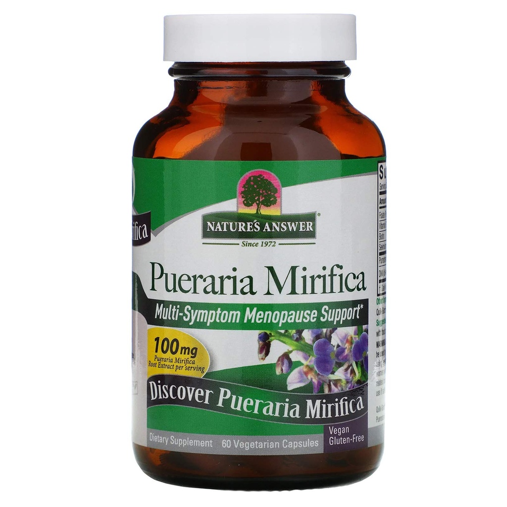 Doğanın Yanıtı Pueraria Mirifica Vegetarian Capsules, 60-Count