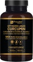 Vitamin D ile Optisorb Sıvı Curcumin - 60 Liqcaps | 185x Turmeric & Curcumin Bioavailability - Ultra Bio available | Sıvı Capsules with 1000 mg NovaSOL Daily Dosage - UK