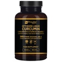 Vitamin D ile Optisorb Sıvı Curcumin - 60 Liqcaps | 185x Turmeric & Curcumin Bioavailability - Ultra Bio available | Sıvı Capsules with 1000 mg NovaSOL Daily Dosage - UK