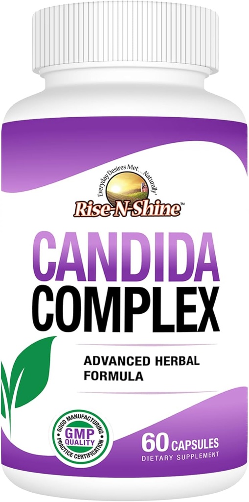 Συμπλήρωμα υποστήριξης Rise-N-Shine Candida -60 Κάψουλες