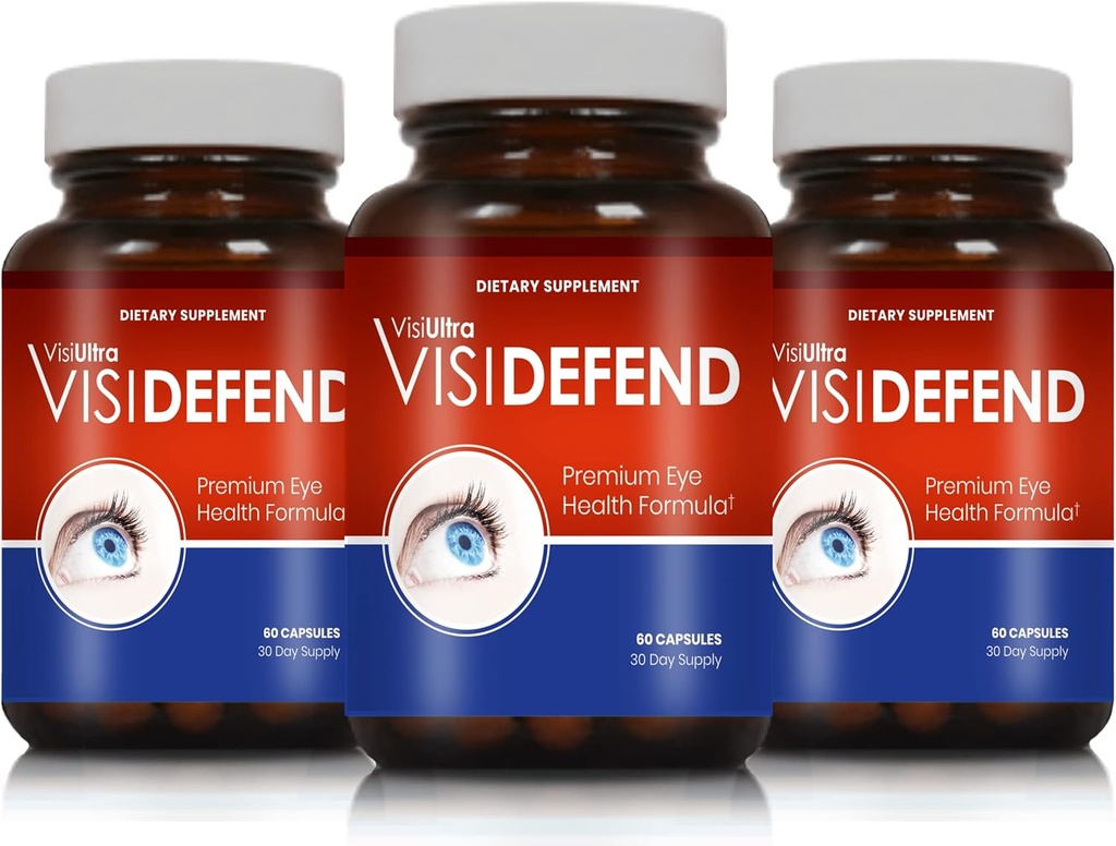 VisiDefend: Bilberry Extract for Comprehensive Eye Support and Overal Well-Being – Nourishing Eyes and Enhanceing Health! (3Pack)