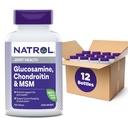Natrol Glucosamine Chondroitin ve MSM Tabletleri, 150-Count (Pack of 12