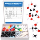 Inorganik & Organik Moleküler Model Öğretmeni ve 16 Yıl ve Öğrenci Kiti için Optik Model Kiti - 54 Atom ve 70 Link & 1 Kısa Linki