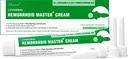 Ebanel% Lidoka Hemorrhoid Treatment Cream Cream with Witch Hazel, Phenylephrine, Horse Chestnut, B6, çinko Oksit, Dış ve İç Hemoroid Tedavisi Burn Itch Pain Relief