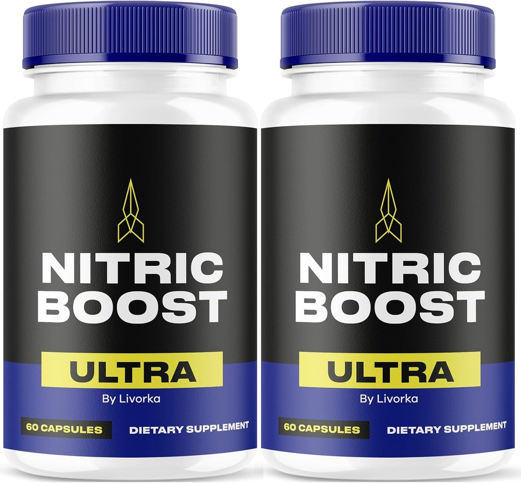 LIVORKA Nitric Ultra Toz Şimdi Capsules, Advanced Formula - 120 Kont (2 Ay Supply) - 2 Paket