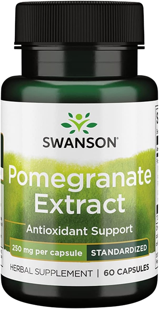 Swanson HRB Pomegranate EXT STD 250MG 60CAPS