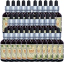 Black Henna (Real Indigofera tinctoria) Tincture, Liquid Extract (Brand Name: HerbalTerra, Proudly Made in USA) 30x2 fl.oz (30x60 ml)