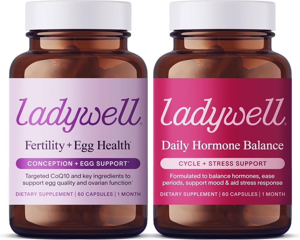 Ladywell Καθημερινή Ορμονή Ισορροπία Κάψουλες & Γονιμότητα + Υγεία αυγών