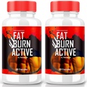 (2 Pack) Fat Burn Active Hills, Fat Burner Active Advance Keto Formula - Advanced Weight Loss Support, All Natural Keto Supplement, Fat Burn Keto Vitamins, FatBurn Keto Active Reviews (120 Κάψουλες)