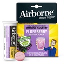 Airborne Elderberry Extract + Vitamin C 1000 mg (per service) - Effervescent Tabletler (20 Bir Kutuda Kont), Gluten-Free Immune Support Supplement, A C E, çinko, Selenium, Sugar Free