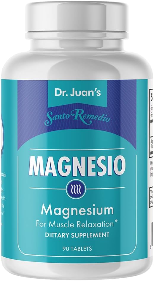Santo Remedio Magnezyum, Destekler Kas Rahatlama, Diyetsel Tamam, Magnezyum Citrate 300 mg, Yapay Flavors, Yapay Renkler, 90 Tablet (90 Hizmet)