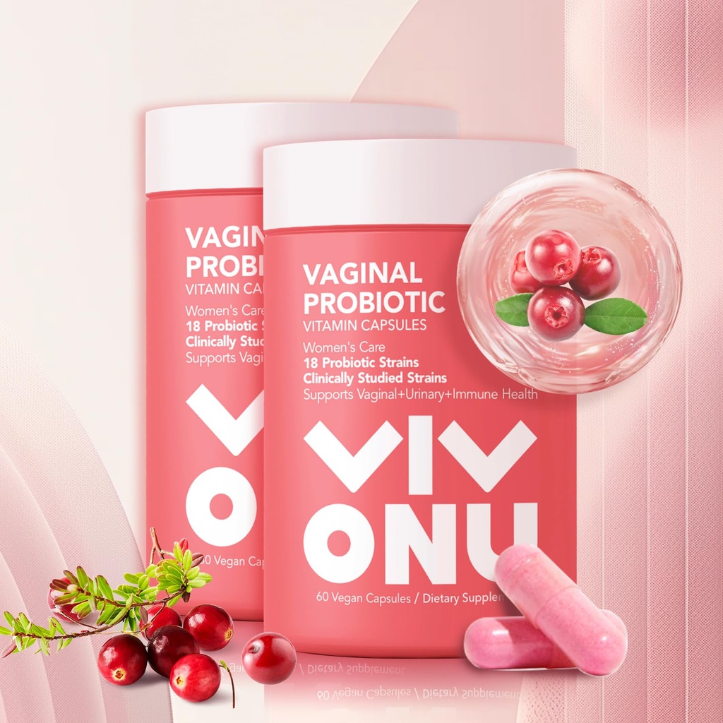 Kadın Probiyotik,Probiyotikler ve Lactobacillus Probiyotik,60 Milyar CFUs,18 Strains, Help Women's Health,Boost Immune,Digestive,Gut,Promote Health Vaginal Odor & Vaginal Flora