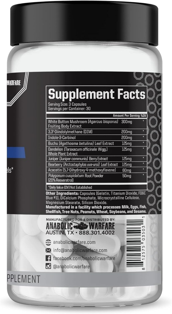 Αναβολικά Warfare Project Shred, Διαχείριση Normal Healthy Cortisol Levels & Water Retention, Φόρμουλα Ανασύνθεσης Σώματος, Made with Botanicals*