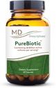 MD Prescriptives - PureBiotic - Probiyotik Diyetary Supplement for Digestive & Gut Health - 60 Capsules