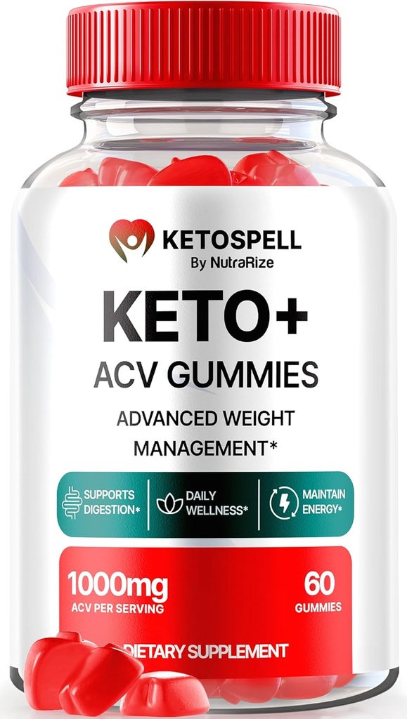 Keto Spell ACV Gummies, KetoSpell Keto ACV Σύνθετη φόρμουλα απώλειας βάρους, όλα τα φυσικά μηλίτη μηλίτη 1000MG, KetoSpell Keto + συμπλήρωμα ACV, Gomitas Κριτικές (60 Gummies)