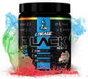 EFlow Nutrition Enrage Black High Simulant Pre Workout Supplement - Preworkout Powder to Boost Energy, Pumps and Strength - 4 Γεύσεις (30 Σερβιέτες) (Sour Gummy)