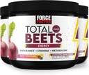 FORCE FACTOR Total Beets Energy Drink Mix 3Pack, Superfood Beet Root Toz, Nitrates to Boost Energy, Support Circulation, Blood Flow, Nitrik Oksit ve Stamina, Heart Health Supplement, 90 Hizmetler