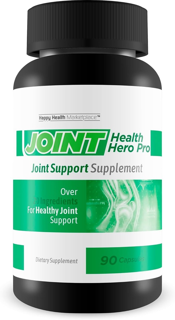 Ortak Sağlık Kahramanı Pro - En İyi Ortak & Bone Support Supplement - Turmeric - D Vitamin C - Dizler için, HIPS, Hands, Feet, Back, Boy ve Daha Fazlası - En İyi D Formula Desteğimiz