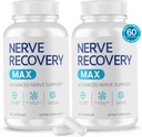 Συμπλήρωμα υποστήριξης μη GMO Advanced Nerve με βιταμίνη D3 και άλφα λιποϊκό οξύ για προστασία και αποκατάσταση των νεύρων - Made in The USA - 60-Day Supply, 2 μπουκάλια