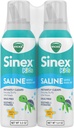 Vicks Sinex, Saline Nasal Spray για παιδιά, Χωρίς φάρμακα Ultra Fine Mist με Hint of Aloe, Ηλικίες 1+, Γρήγορη καθημερινή Stuffy ανακούφιση μύτης για τα παιδιά, Καθαρή  Mucus από ένα κρύο ή Αλλεργία, 5 OZ x 2