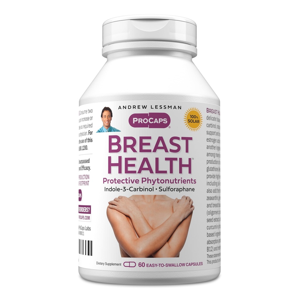 ANDREW LESSMAN Meme Health 60 Capsules - The Delicate Tound of The Blood, Indole-3-Carbinol, Sulforaphane, Yeşil Çay Ekstraksiyon ve Daha Fazlası