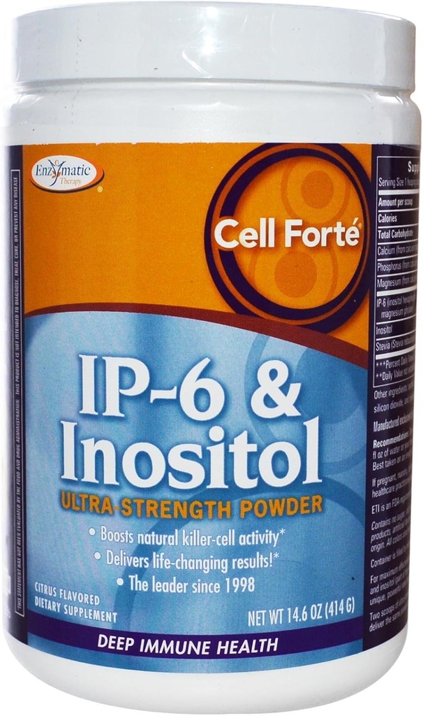 Enzymatik Terapi - Hücre Fort w/IP-6 & Inositol tozu - 14.6 oz