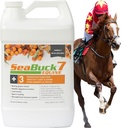SeaBuck 7 Ιπποειδή συμπλήρωμα για τα άλογα με Sea Buckthorn για να βελτιώσει την υγεία των αλόγων (3-6 εβδομάδα προσφοράς, 1 Gallon) – Υποστηρίζει υγιεινό φαγητό & πέψη, αυξημένη ενέργεια / Focus, & γυαλιστερό παλτό για τα άλογα