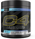 Cellucor C4 Ultimate Pre Workout Toz ICY Blue Razz - Erkekler ve Kadınlar için Sugar Free Preworkout Energy Supplement - 300 mg Caffeine + 3.2g Beta Alanine + 2 Patentli Kretin - 20 Hizmetler