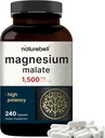 DoğaBell Magnezyum Malate 1.500 mg, 240 Capsules | Yüksek Aborpsiyon | Enerji & Nervous System Support | Non-GMO, Gluten-Free